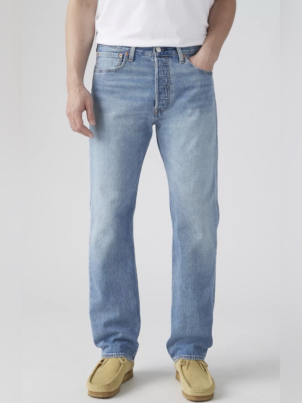 Levi’s 559 Relaxed Straight Fit Men’s Jeans 50x34 Light Wash Denim